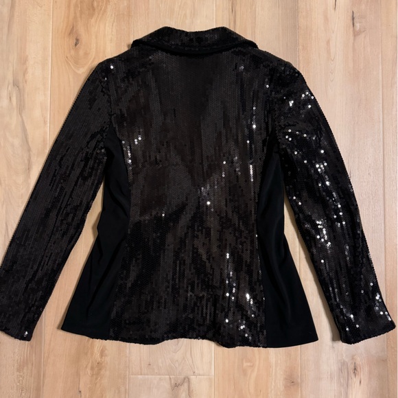 Joseph Ribkoff Sequin Blazer Size 8 - Picture 12 of 15